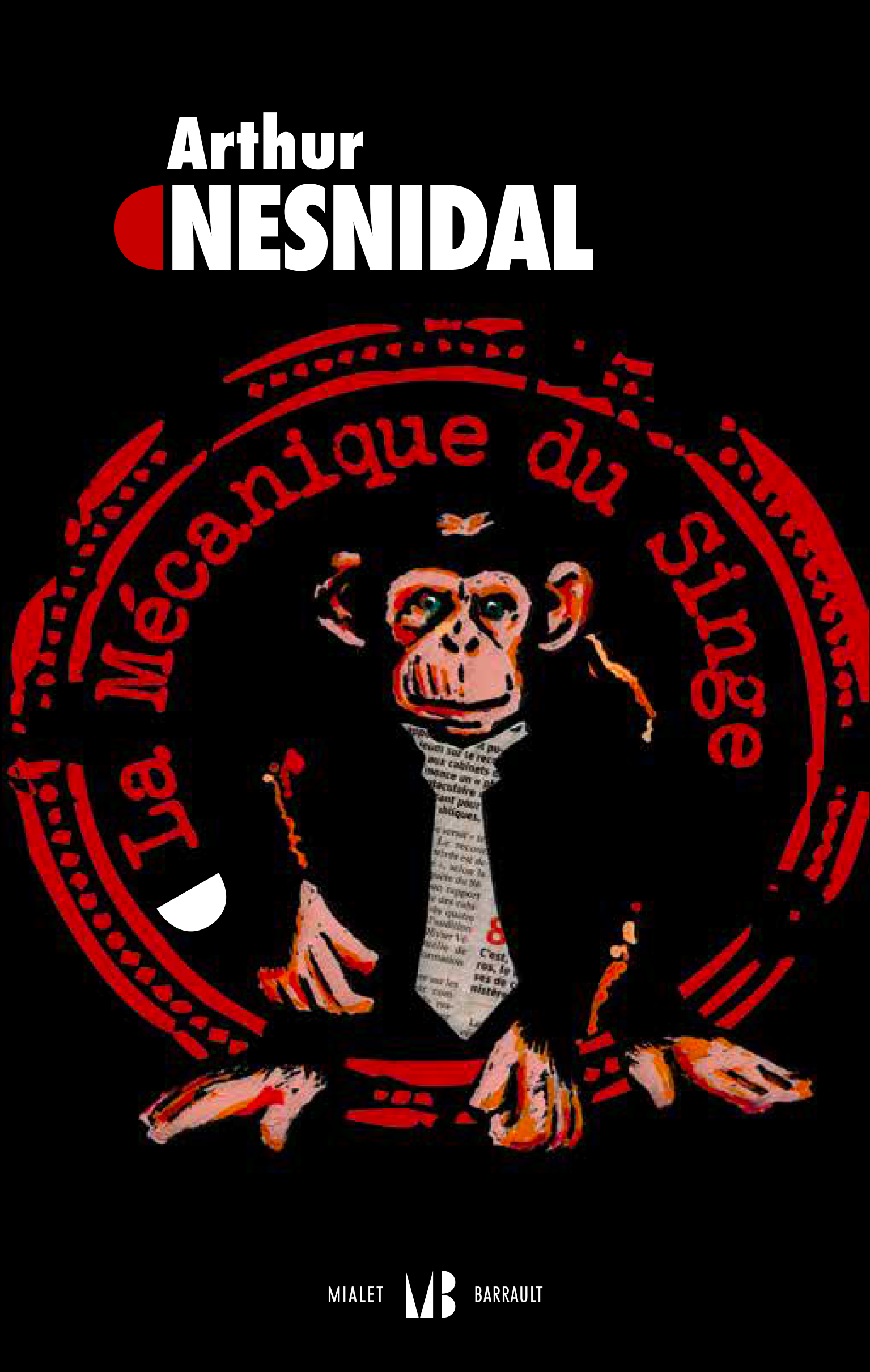 couverture livre, la mécanique du singe